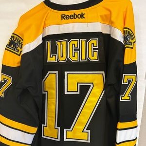 Boston Bruins, Authentic Jersey by Reebok, Size 52